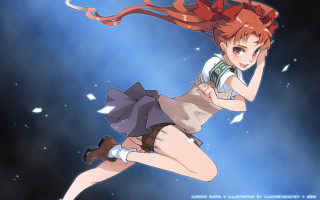 Girl red hair flying air - red hair free wallpaper