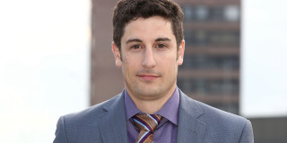 Man suit tie building city 2 - david lazar free wallpaper