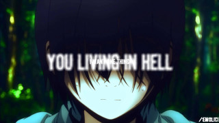 Anime black hair white shirt 3 - the word free wallpaper