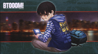 Boy sitting ground cell phone - dustin nguyen free wallpaper