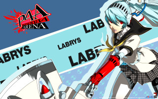 Anime girl sword blue hair - black letter free wallpaper