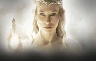 Woman crown wand light shining - shining behind her free wallpaper