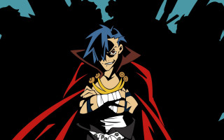 Cartoon character cape sword hero - his hand free wallpaper
