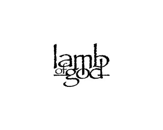 Lamp god logo black white - letterism free wallpaper
