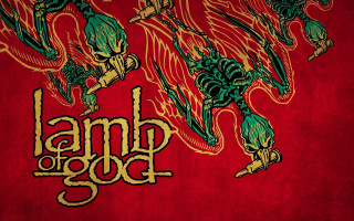 Red background demon land of - dan hillier free wallpaper