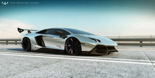 White sports car highway bridge - a highway next free wallpaper