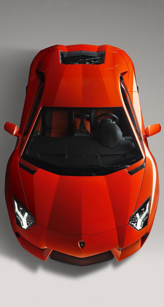 Red sports car black top 6 - a red sports car free wallpaper