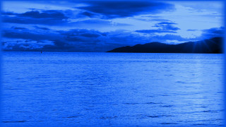 Boat water cloudy sky mountains 5 - neoromanticism free wallpaper