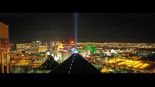 City night high view point - a view of a city free wallpaper
