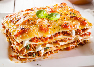 Lasagna stack plate sauce basil - bourgeoi free wallpaper