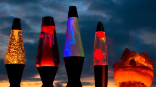 Lights pole sky clouds candle - free new year wallpaper for desktop