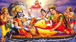 Deities boat water lotus flower - divine free wallpaper