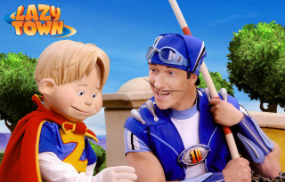 Cartoon boy knight costume sword - hypermodernism free wallpaper
