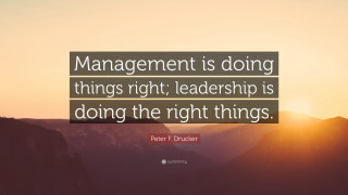 Management is doing things right - turnaround free wallpaper