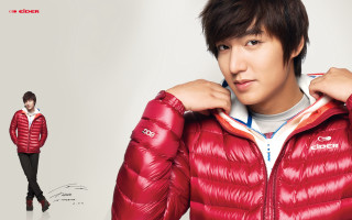 Man in red jacket pose - a red jacket free wallpaper