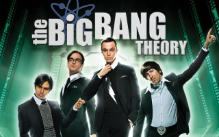 Big bang theory poster three - suit free wallpaper