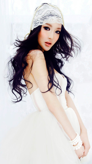 Chen lu white dress gothic - a white hat free wallpaper