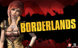 Woman snake borderlands banner red - neoexpressionism free wallpaper