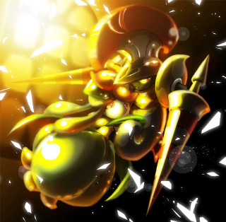 Cartoon character sword helmet yellow - epsylon point free wallpaper