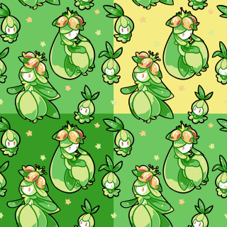 Green yellow background plants leaves - context art free wallpaper