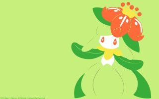 Cartoon animal flower green background - craola free wallpaper