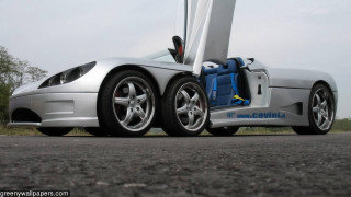 Silver sports car open road - free gaming wallpaper