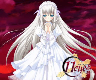 Anime character white dress long - a anime character free wallpaper