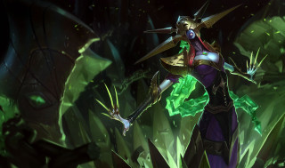 Woman costume sword forest plants - epsylon point free wallpaper