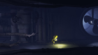 Man dark room fan light - concept art free wallpaper