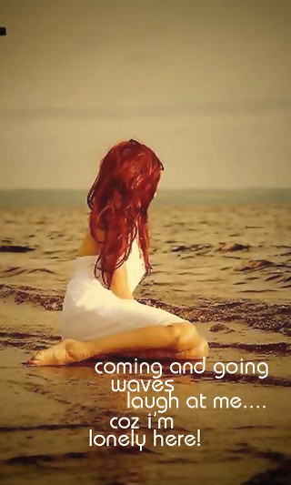 Woman beach quote waves coming - the ocean free wallpaper