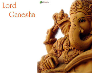 Ganesha statue quote lord ganesha - a bronze sculpture free wallpaper