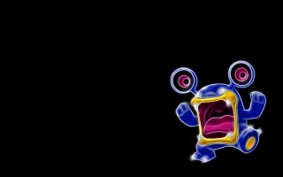 Cartoon weirdface eyes blackbackground outline - outline free wallpaper