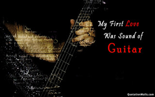 Man holding guitar first love - david gilmour blythe free wallpaper