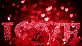Red rose love sign hearts 3 - felipe seade free wallpaper