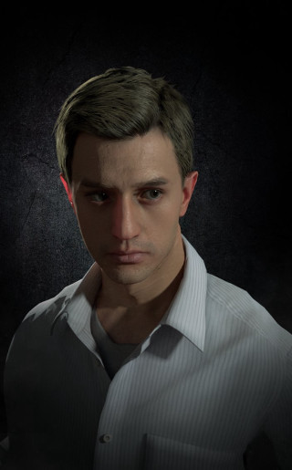 Serious man dark room black - a serious look free wallpaper