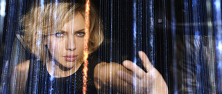 Woman raindrops curtain hand shoulder - a face free wallpaper