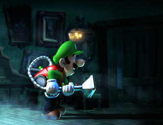 Luigi hammer dark room fireplace - a hammer free wallpaper