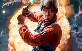 Man green lightsaber objects background - a painting of a man holding free wallpaper