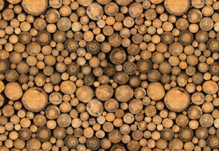 Logs stacked brown background firewood - similar free wallpaper