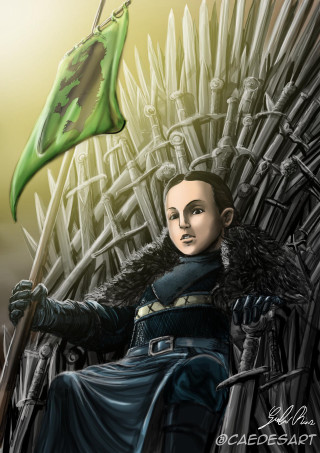 Woman iron throne green flag - ada gladys killins free wallpaper