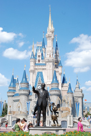 Statue man suit dog castle - person free wallpaper