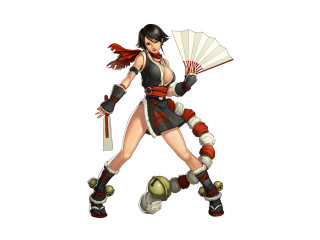 Woman costume fan ball bat - cel free wallpaper for desktop