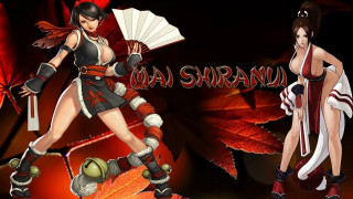 Woman costume fan dress flower - a leaf free wallpaper