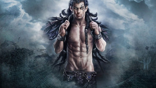 Man shirt sword cloud sky - a sky full free wallpaper