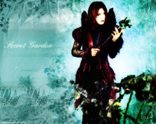 Woman holding flower forest background - a woman holding free wallpaper for desktop