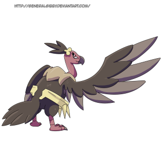 Cartoon bird sword beak wings - holography free wallpaper