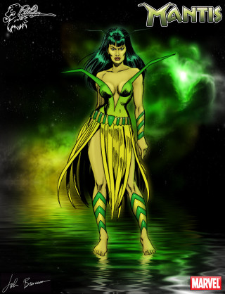 Woman yellow green water fireworks - leg free wallpaper