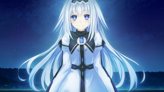 Alice prin white haired blue - luminous free wallpaper