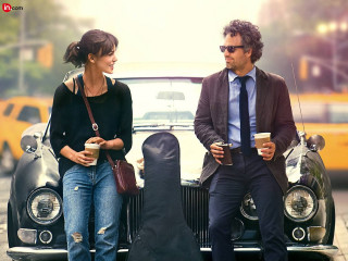 Man woman car guitar cases - a car free wallpaper