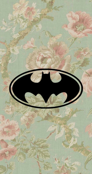 Batman symbol floral background black - floral free wallpaper